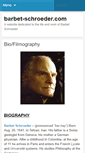 Mobile Screenshot of barbet-schroeder.com