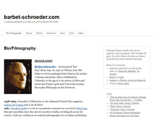 Tablet Screenshot of barbet-schroeder.com